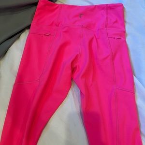 Hot pink leggings